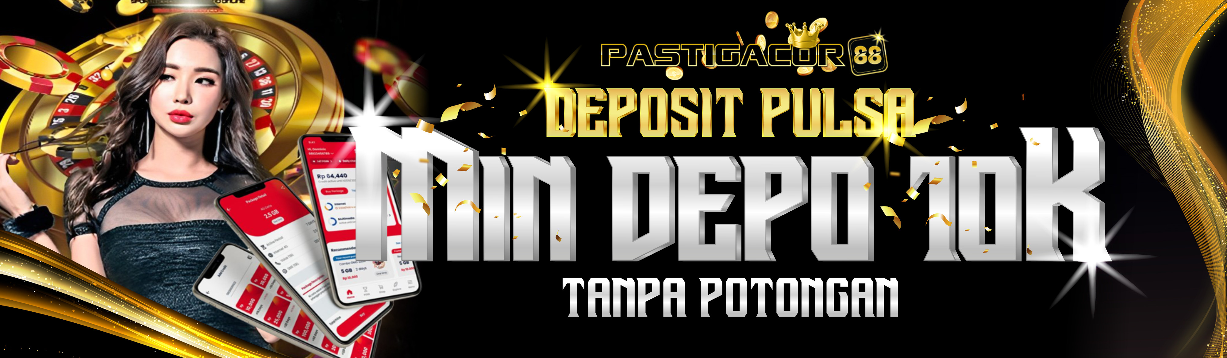 Deposit Via Pulsa Tanpa Potongan PASTIGACOR88